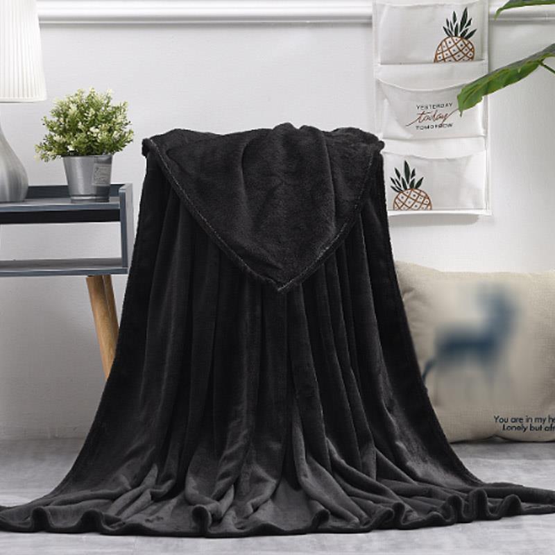 Теплое покрывало для зимнего дивана, фланелевые одеяла, одеяло из кораллового флиса, механическая стирка, плед, тонкая простыня