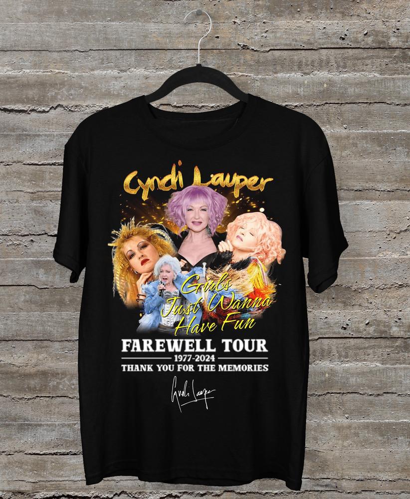 Lauper Farewell Tour 19772024 Thank You For Joyfulness TShirt Unisex T-Shirt