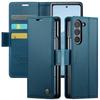 Magnetic Leather Wallet Multi Card Phone Case for Samsung Galaxy Z Fold 7 6 5 Fold6 Fold5 Shockproof Stand Cover Back Bag