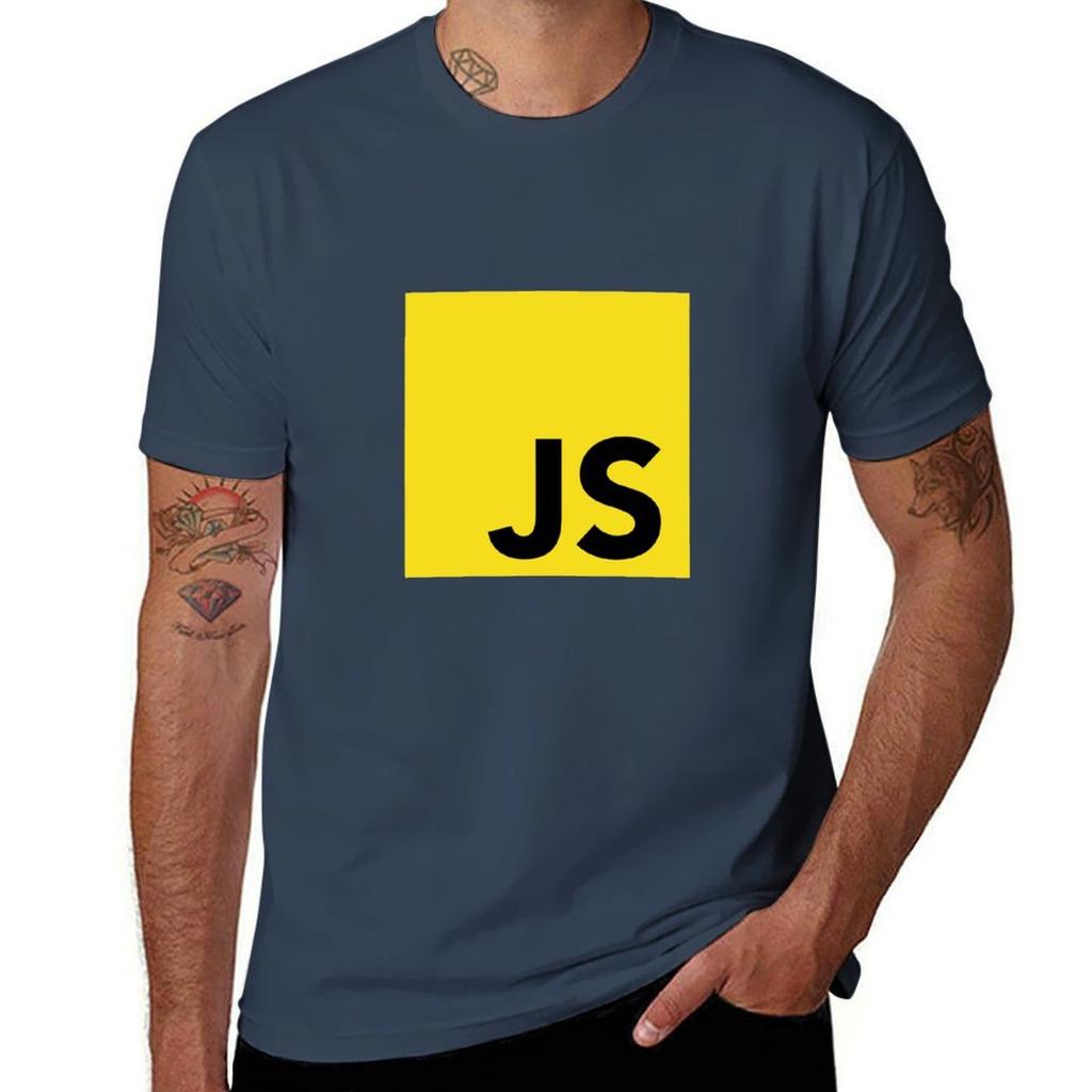 Футболка с логотипом программиста на Javascript Work Outdoor с коротким рукавом