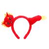 Подростковая мультяшная повязка на голову Стерео форма дракона Обруч для волос Взрослый плюшевый головной убор Повязка на голову Новый год Косплей Костюм Реквизит
