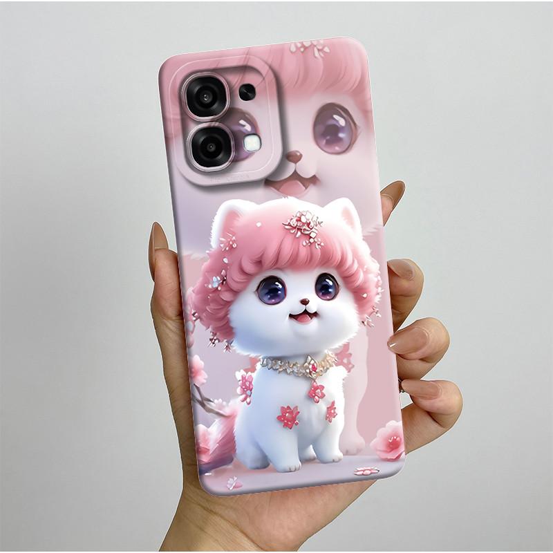 Новый Чехол Для Oppo A6 Pro 5G 4G CPH2781 CPH2799 Чехол Эстетичный Красивый Бабочки Цветы Мягкий Силикон Ударопрочный Задняя Крышка