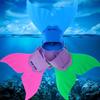 Professional Silicone Non-Slip Mermaid Swim Fins for Adults & Children - Ideal for Diving & Breaststroke Training