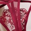 G-string Lace Embroidery Underwear Spaghetti Strap Lady Panties for Daily Wear