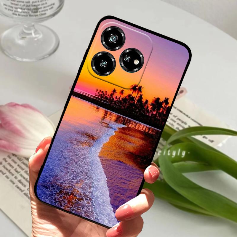 For ZTE Nubia V60 Case Fashion Soft Silicone TPU Phone Protective Cover For ZTE Axon 60 Fundas Blade V60 Shockproof Bumper Cases