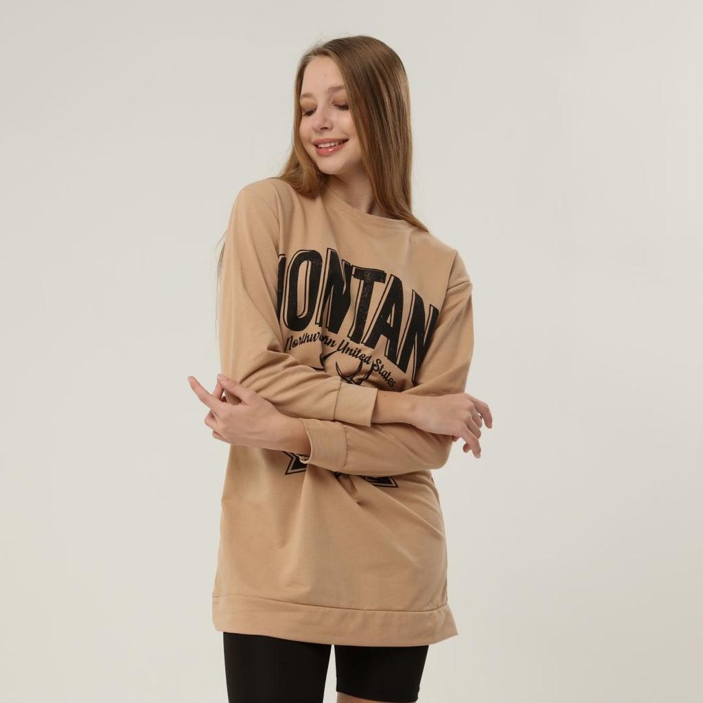 Женская толстовка с принтом Montana