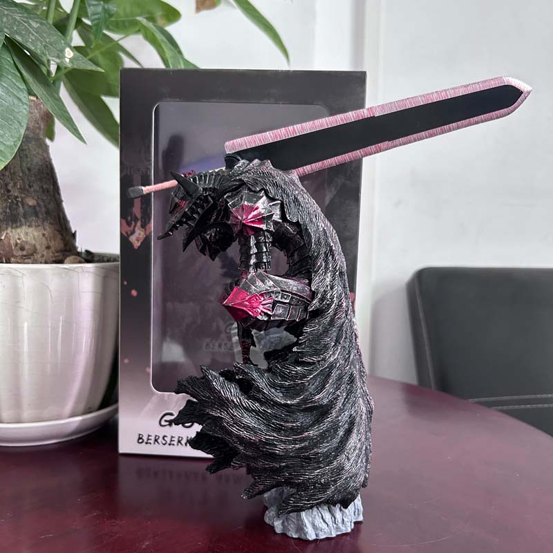 Berserk Armor Bust Guts Figure Статуэтка Night Light Resin Crafts Black Swordsman Beastization Warrior Griffith Action Figure Модель