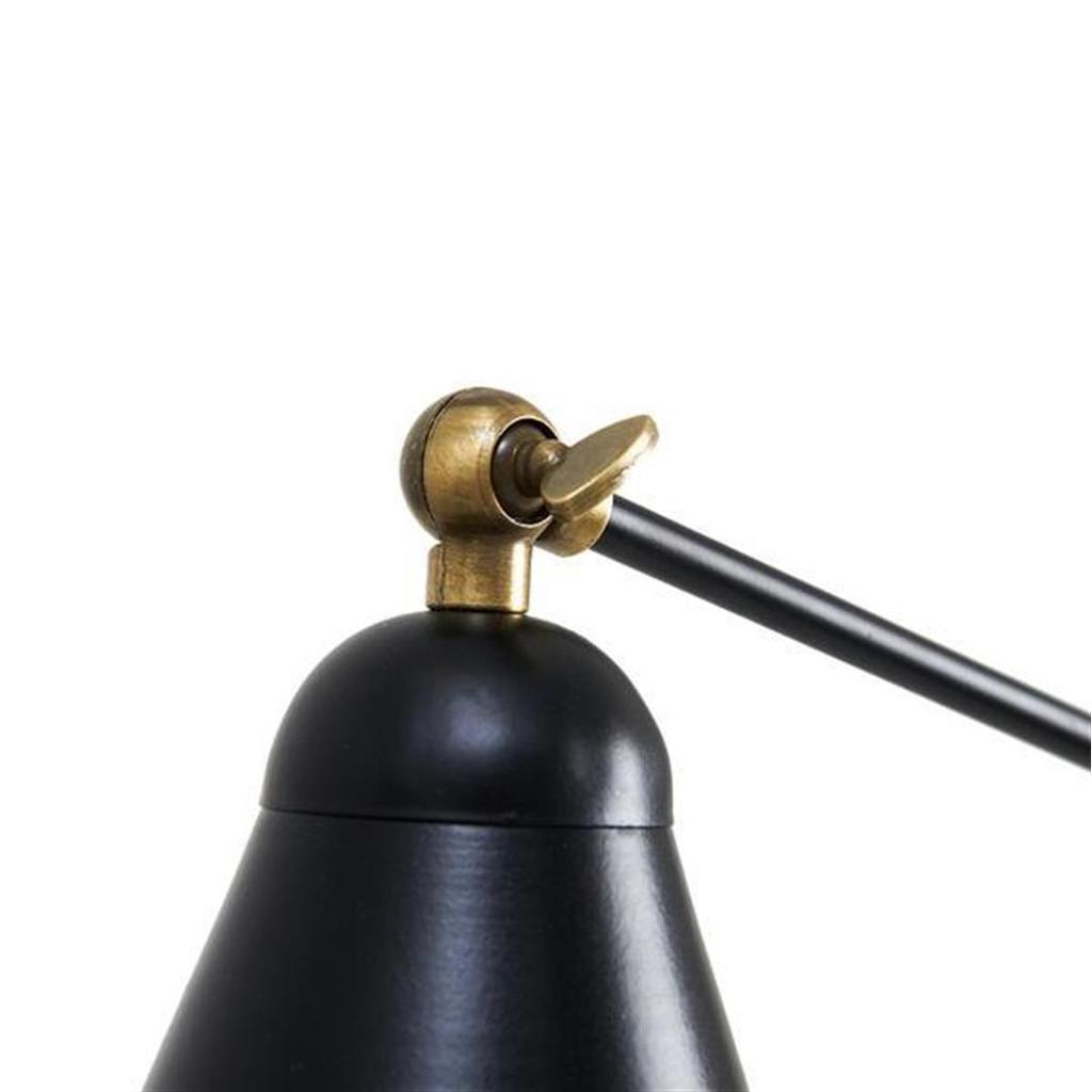 Торшер Corre Roman из металла, черный