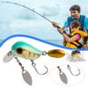 Floating Micro Crankbaits Fishing Lures Artificial Surface Wake Bait Minnow Hard Baits for Trout Bass