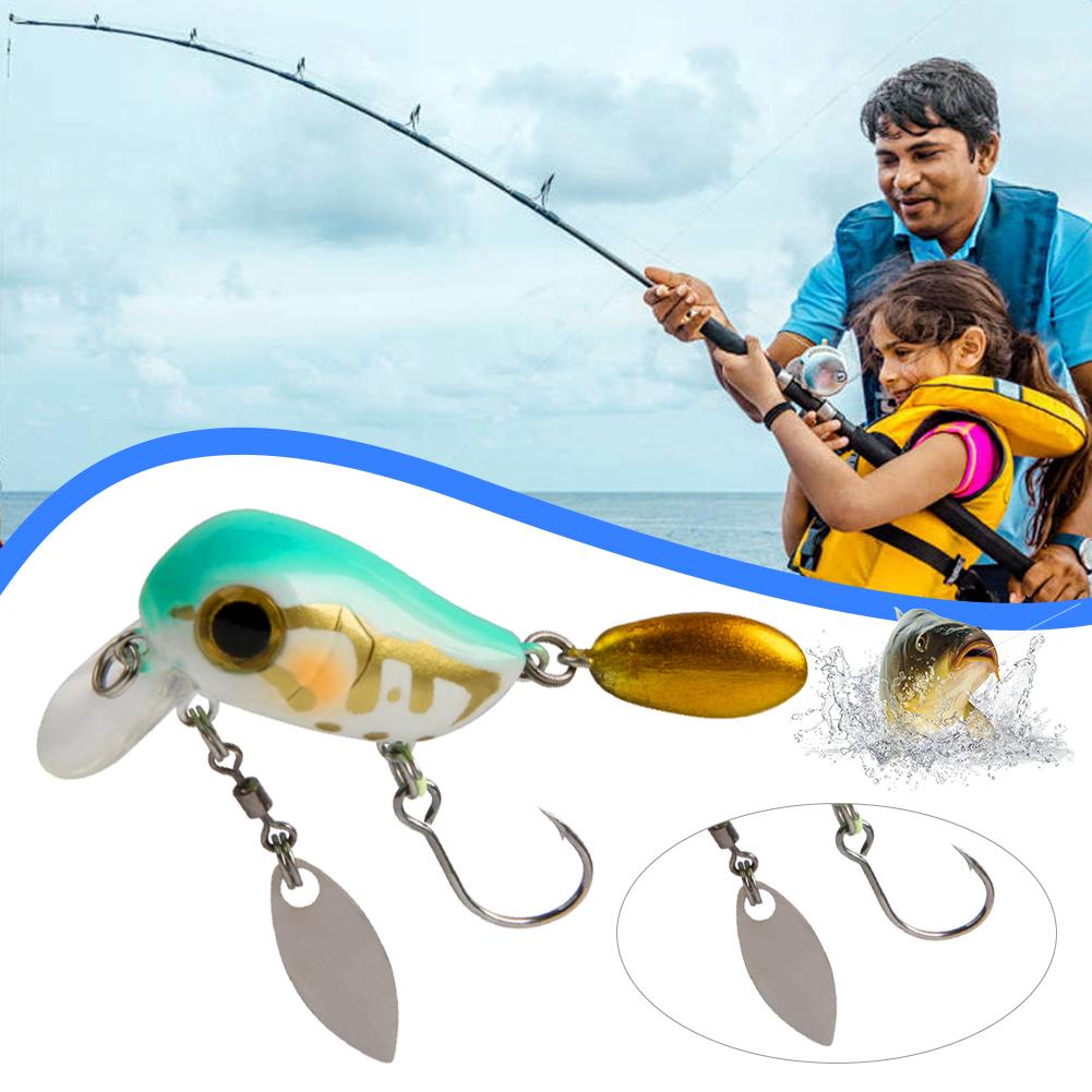 Floating Micro Crankbaits Fishing Lures Artificial Surface Wake Bait Minnow Hard Baits for Trout Bass