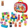 BlockLabo Анпанман Блоки Хирагана Сумка Зимняя Включает Оригинальный [BANDAI] (Бонусные блоки 2025)
