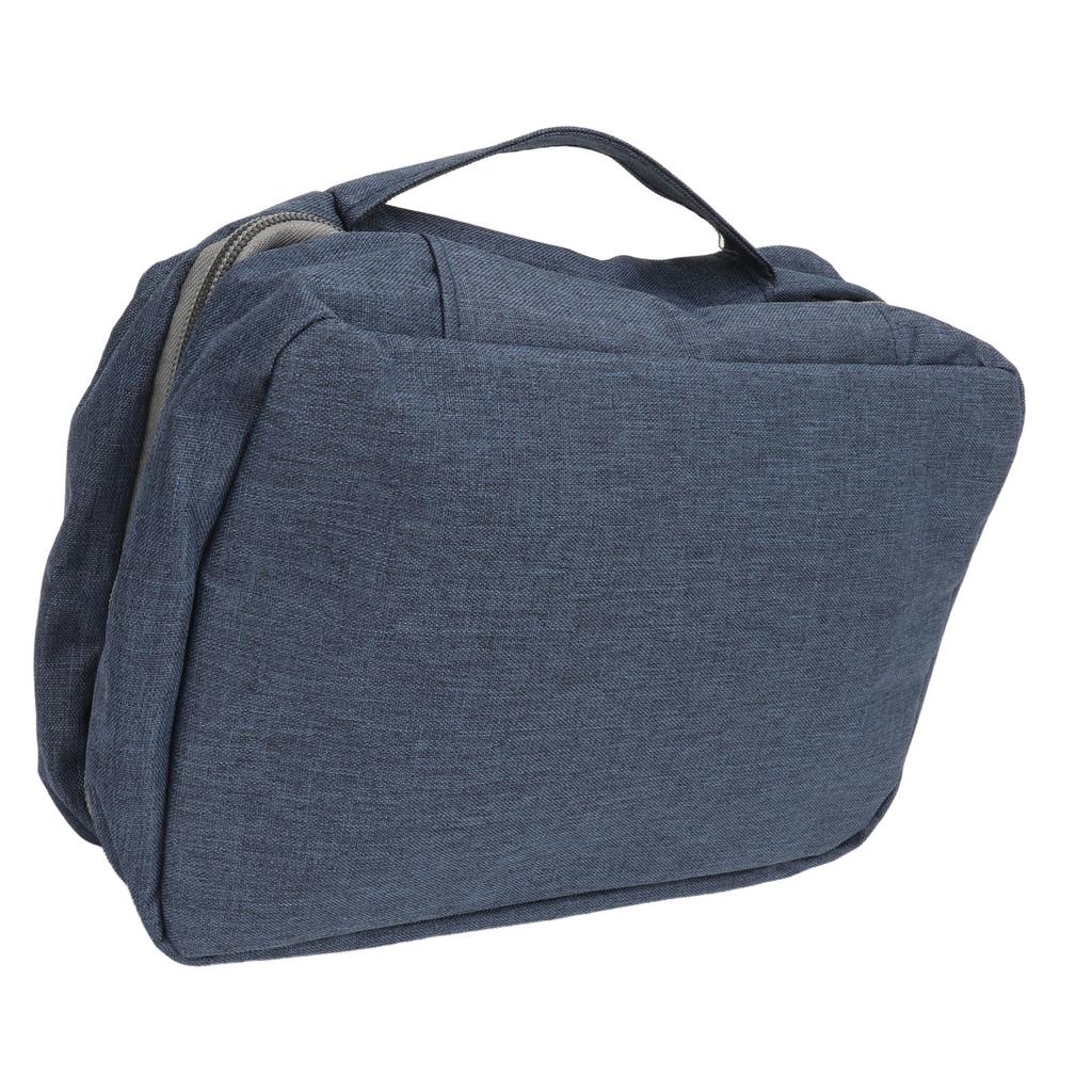 Дорожная подвесная косметичка Дорожная косметичка Складной подвесной органайзер для туалетных принадлежностей для мужчин и женщин Темно-синий