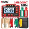 Mh14 Digital Insulation Grounding Resistance Megohm Ac 200vrm Voltage Meter Tester Megohmmeter Voltmeter Ohm Detector Tool