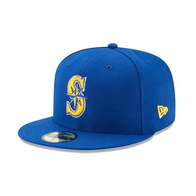 New Era Authentic Кепка MLB с плоским козырьком 2 7 ACPERF SEAMAR ALT2 25J SEA/Альтернативная кепка, 3/4"