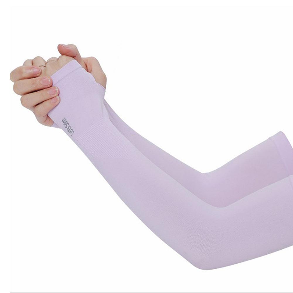 Exposed thumb Running Basketball Summer Cooling Arm Sleeves Outdoor Sport Sun Protection Arm Cover