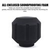 Nankoyal Microphone Sound Shield | Reflective Filter for Recording Studio | Portable Soundproof Cover for Podcasting, Singing, Rapping, Home Studio, a