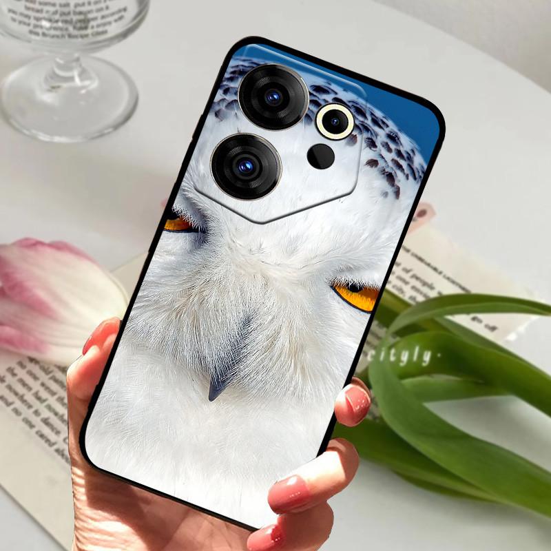Чехол для Tecno Camon 20 Premier Крутые Животные Ударопрочный Мягкий Силикон ТПУ Чехол для Телефона Для Tecno Camon20 Premier 5G CK9n Fundas