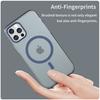 For iPhone 12 Pro Max 6.7 inch Magnetic Case Translucent Matte TPU+PC Phone Cover Compatible with MagSafe