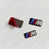 BBJA7 ForBMW M logo E39 E38 E90 E60 F30 F20 X1 X3 X5 M Logo Car Steering Wheel Hub Caps Center Emblem Badge Sticker DIY Sticker