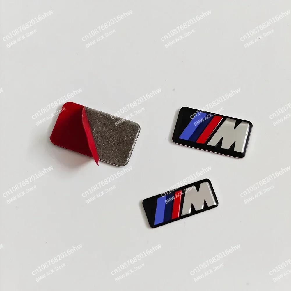 BBJA7 ForBMW M logo E39 E38 E90 E60 F30 F20 X1 X3 X5 M Logo Car Steering Wheel Hub Caps Center Emblem Badge Sticker DIY Sticker