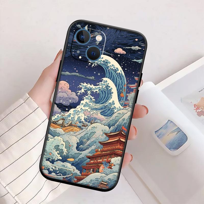 Великая волна у Канагавы Новый высококачественный чехол-ракушка для iPhone SE X XS XR 16E 17 11 Pro Max 8 7 6 6s Plus Air