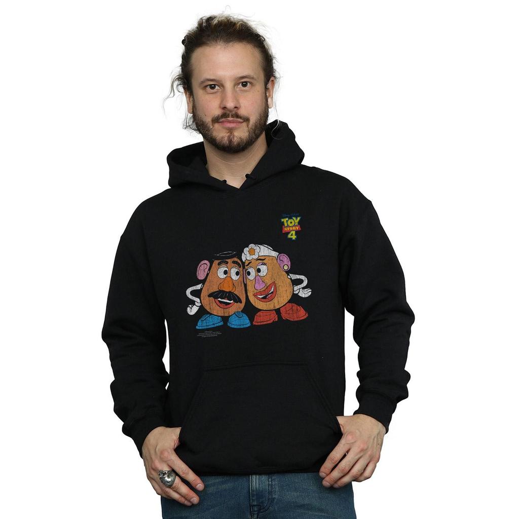 Disney Mens Toy Story 4 Mr And Mrs Potato Head Hoodie