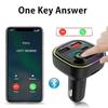 Bluetooth Автомобильный FM-трансмиттер с MP3-плеером P4 и быстрой зарядкой QC3.0