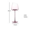 2 Pieces Wine Glass Handmade Red Wine Glass Art Big Belly Tasting Cup Ultra-Thin Crystal Burgundy Bordeaux Goblet Glass Glasses