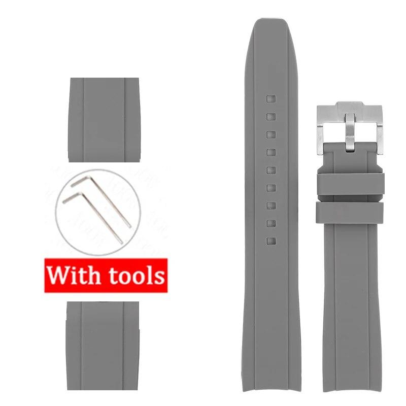 Силиконовый ремешок с изогнутым интерфейсом для Swatch x Blancpain Fifty Fathoms 22 мм для мужчин и женщин, спортивный водонепроницаемый резиновый ремешок для часов