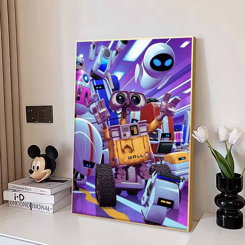 Disney Алмазная живопись WALL-E Космический Карнавал Иллюстрация 5D DIY Набор для алмазной вышивки Круглые Алмазные Искусство Мозаика Домашний Декор