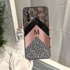 Personalised Initials Leopard Name Cover For Samsung Galaxy A54 A34 A53 A73 A52 A72 A13 A23 A33 A51 A71 A12 A22 A32 A42 A50 Case