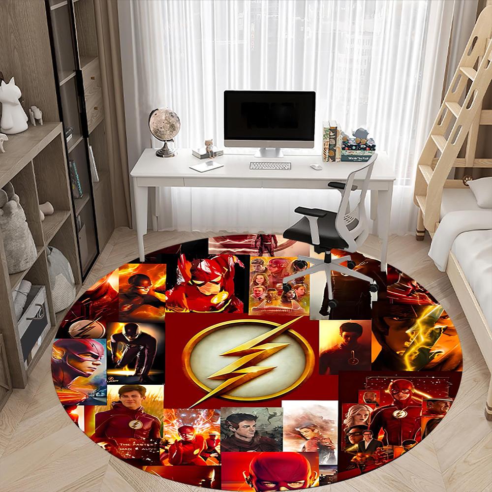 1 шт. Ковер Flash Speed для офиса, круглый, под офисные стулья, для спальни, гостиной, домашнего декора, декора комнаты, доступен в различных размерах