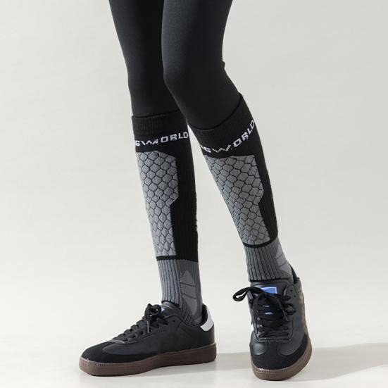 Winter Ski Socks Men Women Thickened Warm Compression Sports Socks Thermal Knee High Socks for Mountaineering Snowboarding Skiing