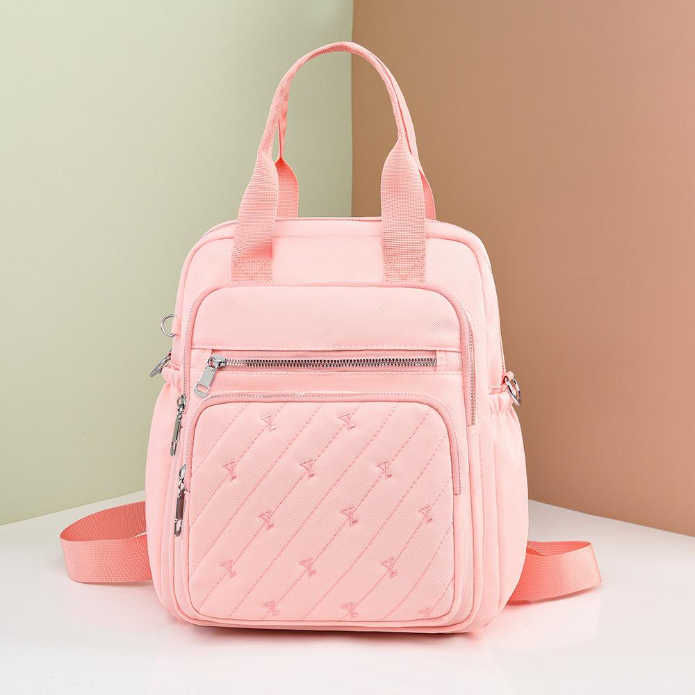 Стильный мини-рюкзак из ткани Оксфорд с простеганным дизайном – Легкая и прочная сумка кроссбоди для женщин