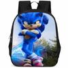 Рюкзак Sonic из ткани Оксфорд большой вместимости 15 дюймов для детей