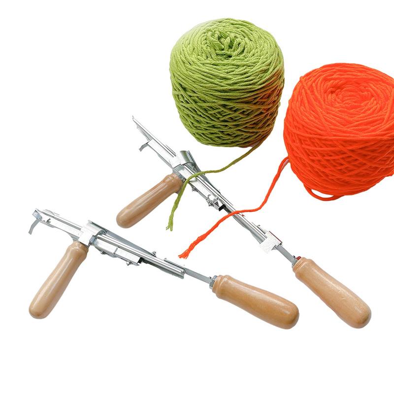 Машина для тафтинга ковров, вязальная, регулируемая, ручная, инструменты для тафтинга ковров для домашнего изготовления ковров ручной работы, стартовый набор для начинающих