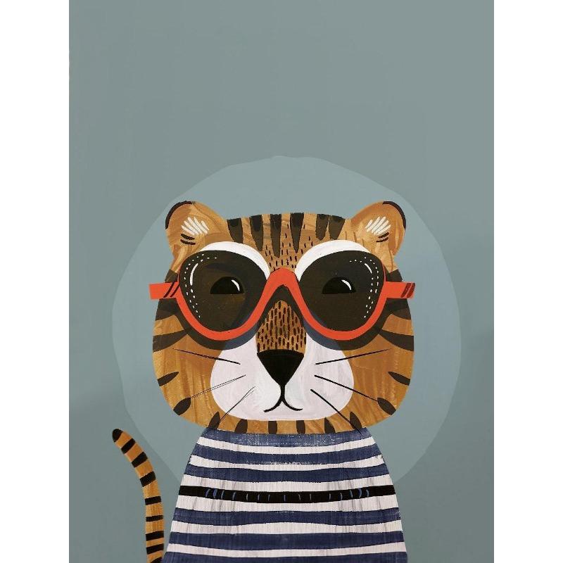 Забавные Милые Мультяшные Животные Минималистичные Скандинавские Постеры Принты Холст Живопись Настенное Искусство Картина Гостиная Детский Сад Домашний Декор