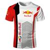 2026 Команда Red Bull Racing 3D-печать Футболка Мужская Летняя С коротким рукавом Формула 1 Автоспорт Спортивная футболка Повседневный Уличный стиль Топ