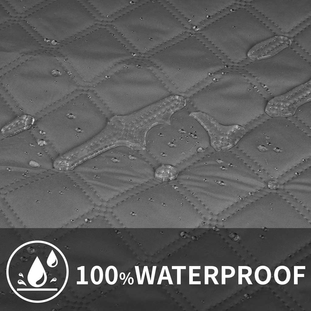 Стеганый чехол для дивана, водонепроницаемый, нескользящий, эластичный, стирающийся чехол для дивана с карманами для собак, защита для мебели от домашних животных