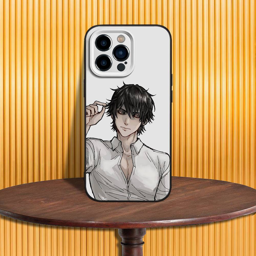 Чехол для телефона Y-Yandere S-Simulator для iPhone 17,16,15,14,13,12,11 Pro, Max, Plus, XR, Mini, Air, E Черный Мягкий чехол с полным покрытием