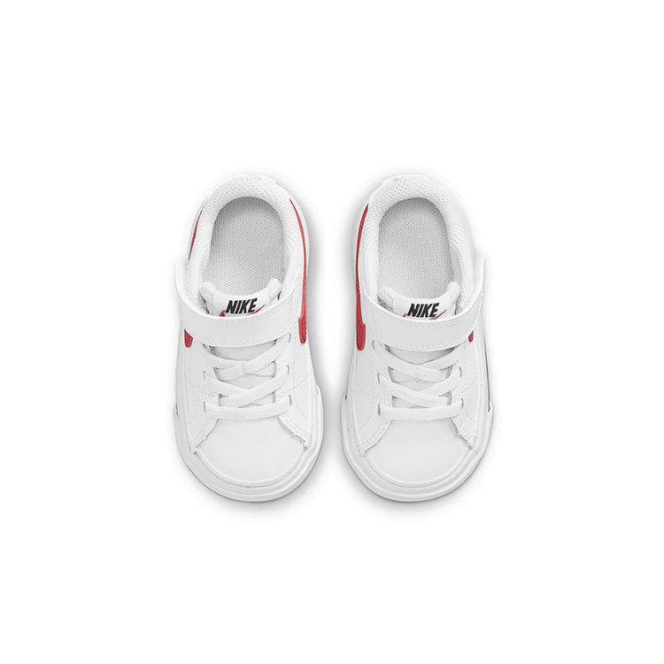 Nike Кроссовки Court Legacy TD White University Red Baby черные DA5382-105
