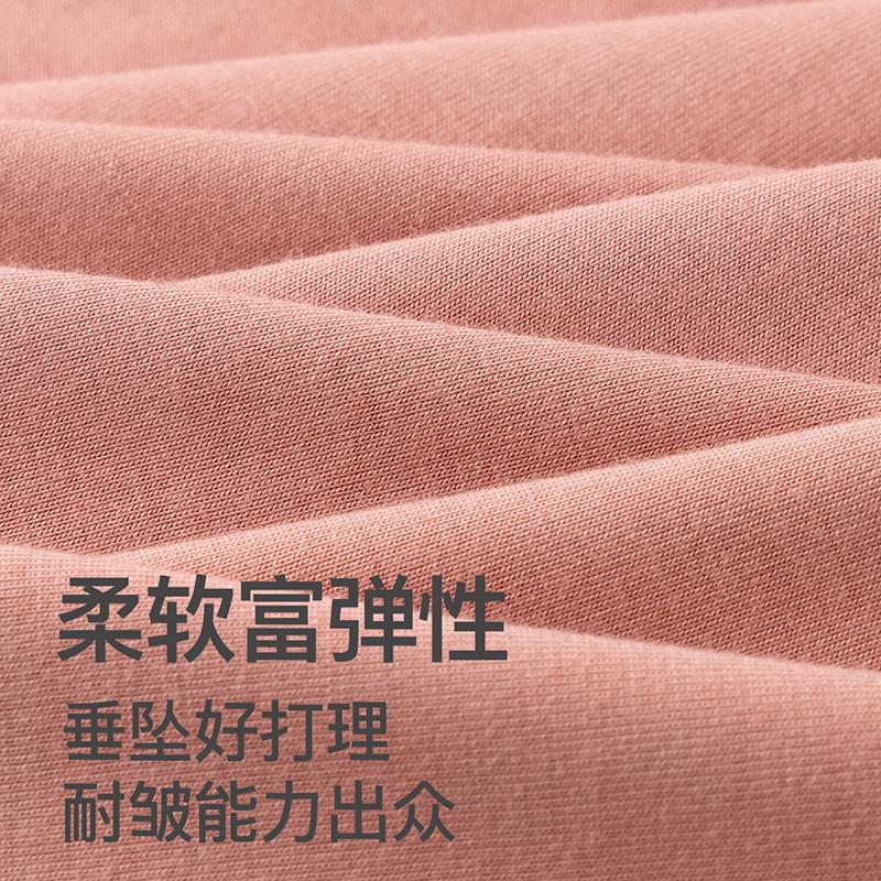 Fenteng [Comes with Chest Mat 7A Antibacterial] Anti mite Lace V-neck Light Mature Style Short Sleeve Home Clothes Set for Women's Pajamas