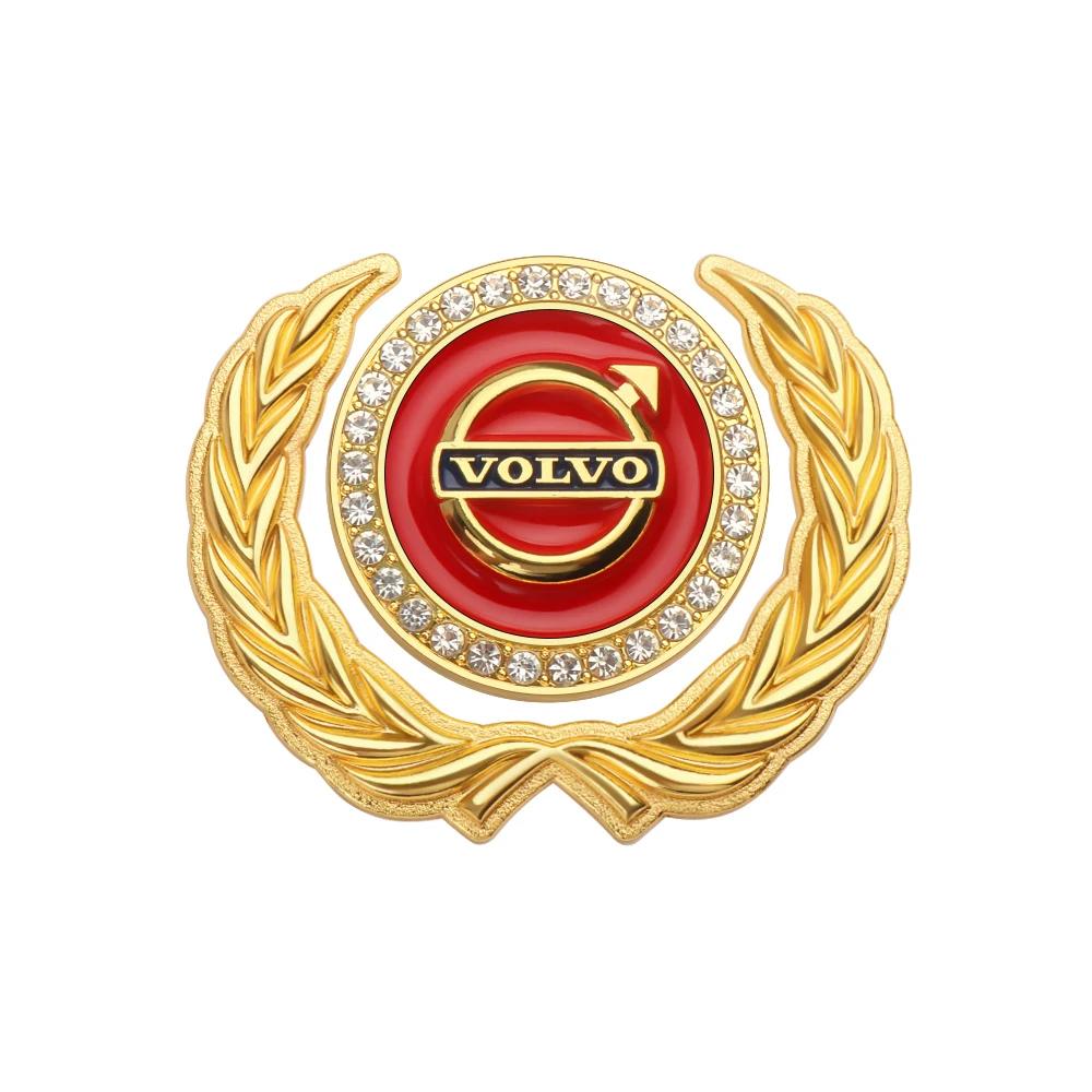 3D Металлическая Наклейка-Значок Щит Декор Боковой Части Кузова Крыла Багажника Для Volvo Xc60 XC90 V40 S60 V50 V60 C30 Xc40 S80 S40 V90