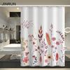 Bathroom Thickened Waterproof Curtain Mildew Proof Shower Curtain Shower Partition Curtain Shower Curtain Bathroom Curtain Free Perforation