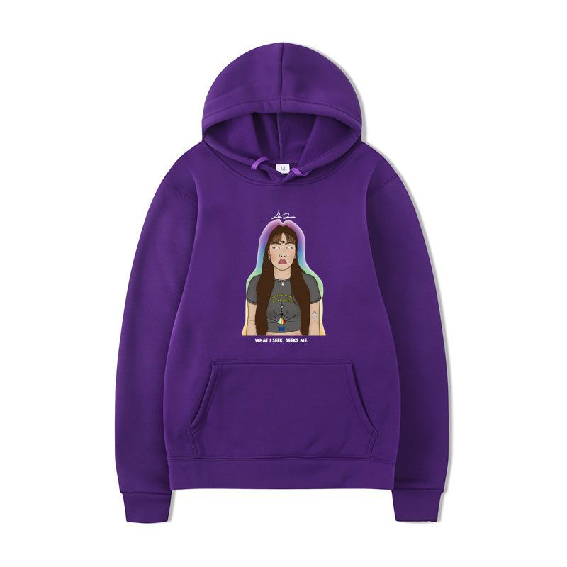 Осень Зима Мужские Толстовки Мальчики Харадзюку Девочки Хип-Хоп Пуловер Оверсайз Необычный Музыкальный Подарок Повседневная Свободная Удобная Толстовка