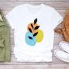 (Asian Size) Women Print Lady Watercolor Style Trend 90s Cute Tee Top Clothing Casual Short Sleeve Fashion Tshirt Female Graphic T-shirt