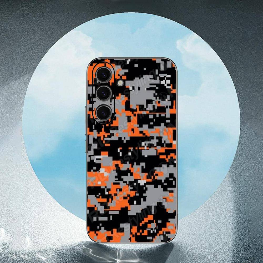 C-Camouflage-E Роскошный Черный Чехол Для Телефона Для Samsung Galaxy S23 S24 S25 Ultra S22 Plus S21
