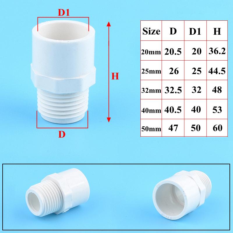 2 шт. 20~50 мм ПВХ труба прямой тройник колено соединение крестообразный соединитель садовый ирригационный водопроводный кран шаровой клапан для контроля воды в аквариуме