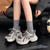 Жареные Уличные Универсальные Платформы для Увеличения Роста Женские Весенние Новые Легкие Повседневные Кроссовки