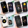 Солнечная система с космическими планетами для Huawei Honor Magic 5 Lite 70 50 X8 X9 a P20 P30 P40 P50 P60 Pro P Smart Nova 9 5T